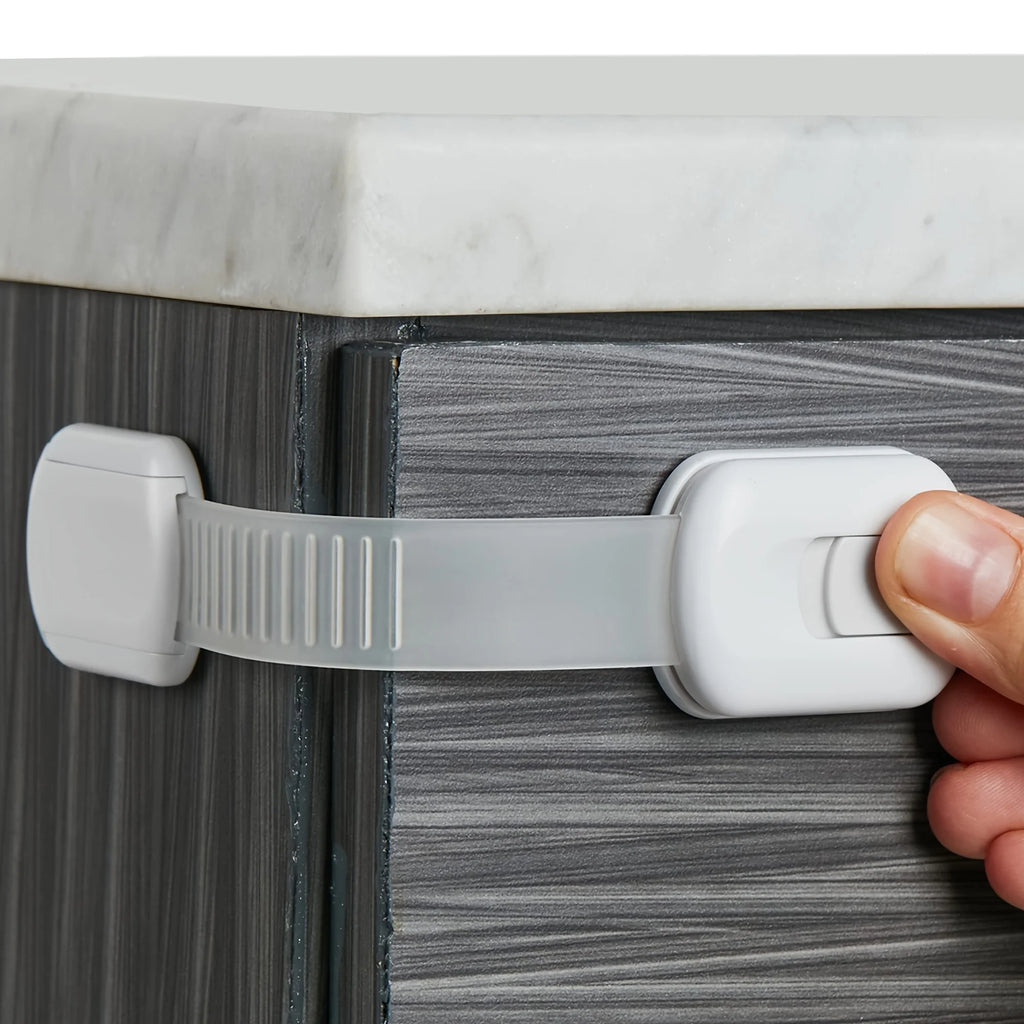 Verrou de Sécurité Enfant Ajustable – Protection Meubles
