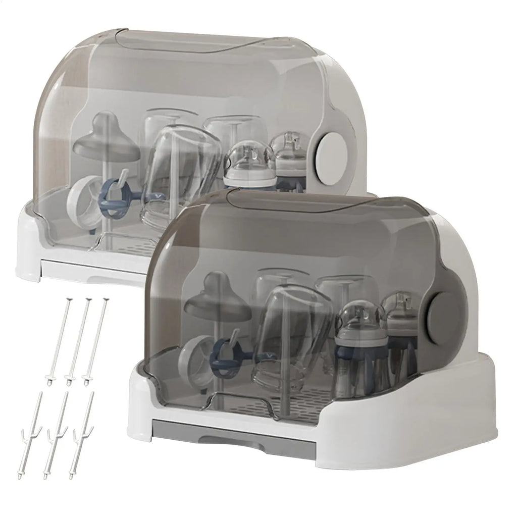 Égouttoir à Biberons avec Couvercle – Séchage Hygiénique