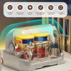 Égouttoir à Biberons avec Couvercle – Séchage Hygiénique