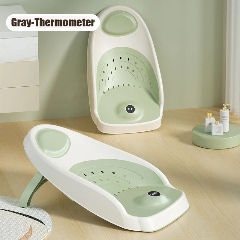 Support de Bain Pliable pour Nouveau-né avec Thermomètre