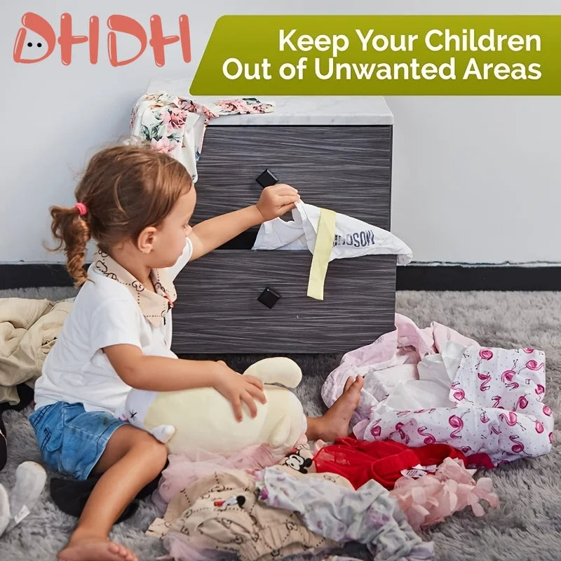 Verrou de Sécurité Enfant Ajustable – Protection Meubles