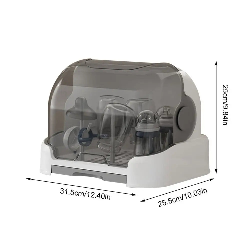 Égouttoir à Biberons avec Couvercle – Séchage Hygiénique