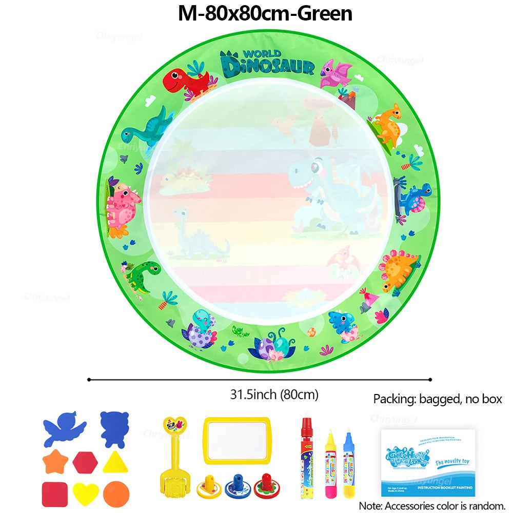 Tapis de Dessin Magique à Eau Réutilisable pour Enfants