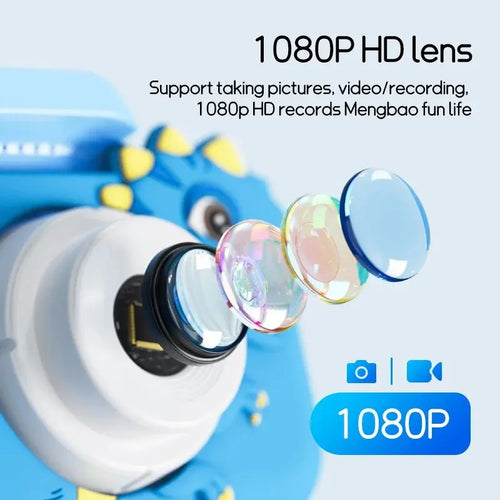 Appareil Photo Numérique Enfant HD 1080P avec Double Caméra