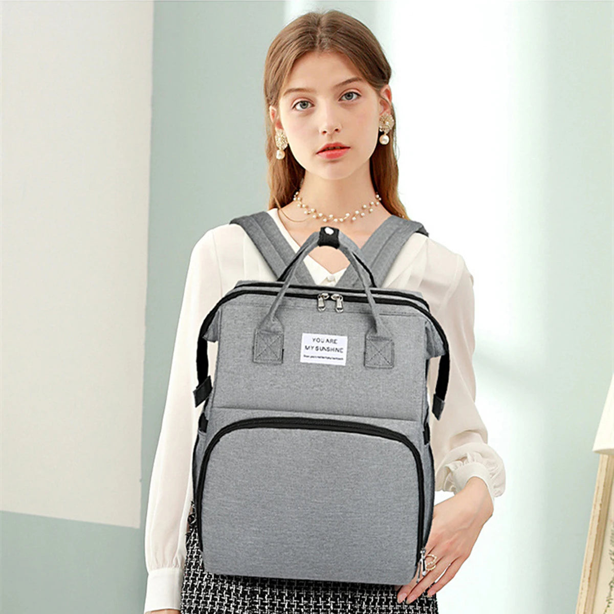 Sac à Langer Multifonction avec Lit Pliable – Grande Capacité