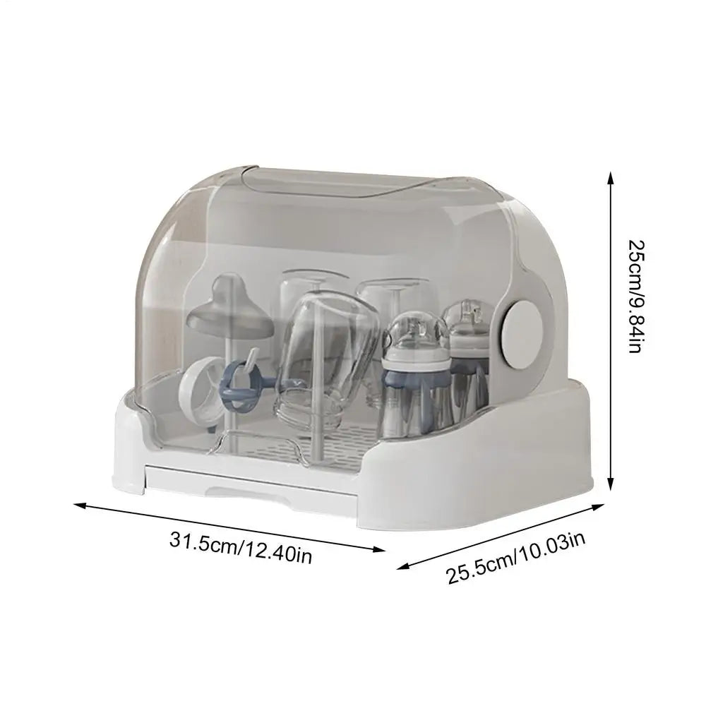Égouttoir à Biberons avec Couvercle – Séchage Hygiénique