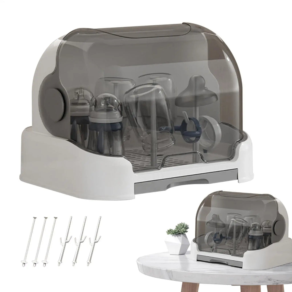 Égouttoir à Biberons avec Couvercle – Séchage Hygiénique