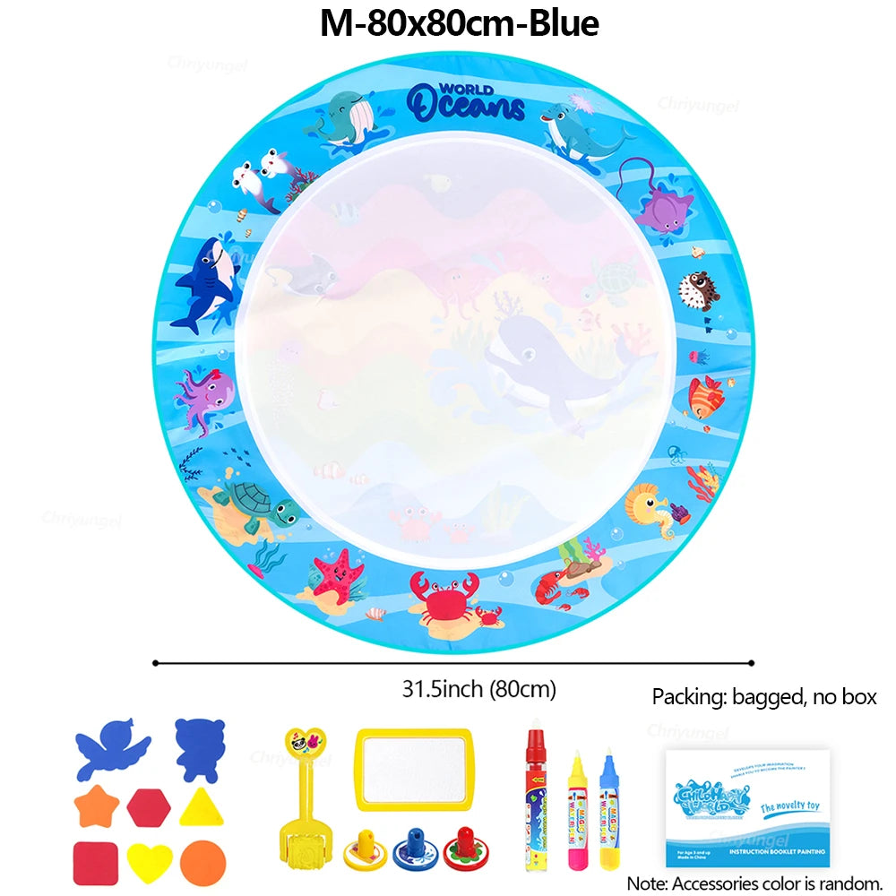 Tapis de Dessin Magique à Eau Réutilisable pour Enfants