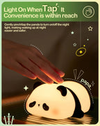 Veilleuse Panda LED en Silicone – Lumière Douce Réglable