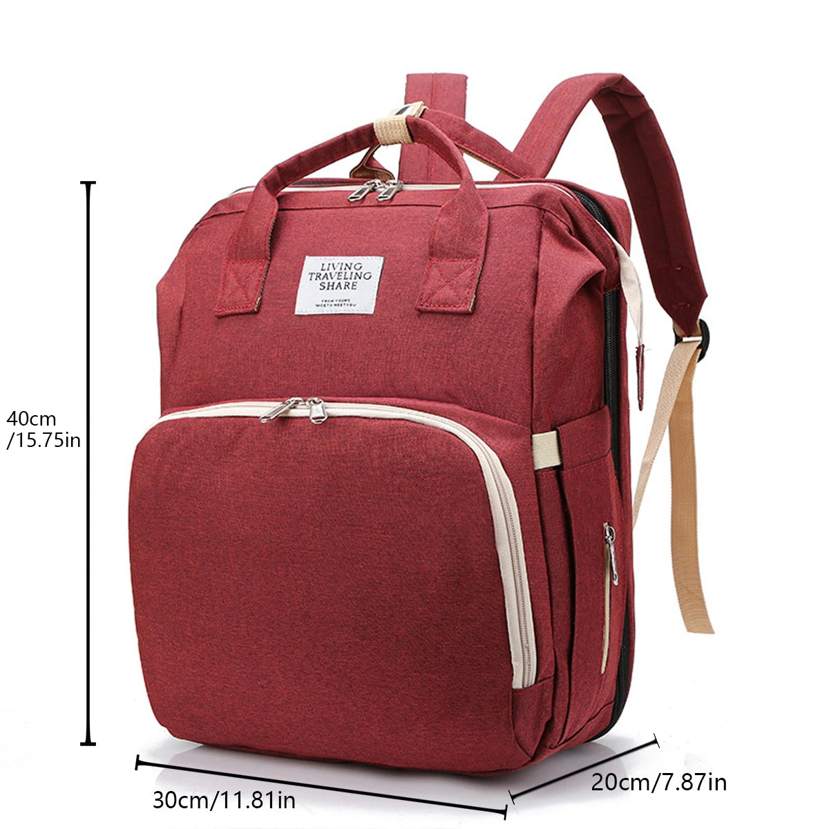 Sac à Langer Multifonction avec Lit Pliable – Grande Capacité