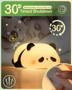 Veilleuse Panda LED en Silicone – Lumière Douce Réglable