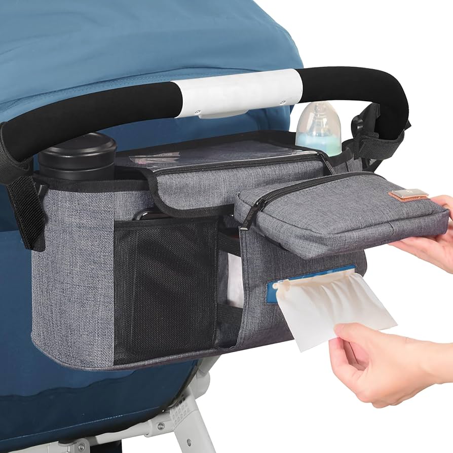 Sac de Rangement pour Poussette – Organisateur Grande Capacité